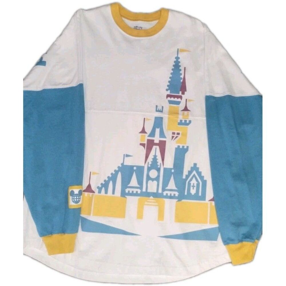 Walt Disney World VAULT COLL. CINDERELLA'S CASTLE Spirit Jersey T-Shirt XXL EUC*
